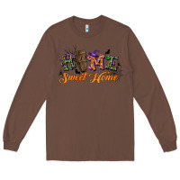 Chestnut halloween home sweet home Long Sleeve Tee - BundleAndBundleShop