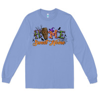 Colony Blue halloween home sweet home Long Sleeve Tee - BundleAndBundleShop