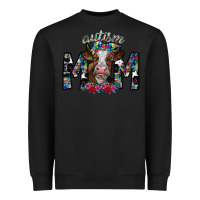Black autism mom 2 Heavyweight Sweatshirt - SublimationCraftShop