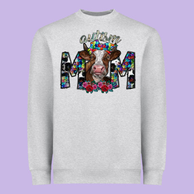 Autism Mom 2 Heavyweight Sweatshirt Designed By Sublimationcraftshop