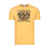 Vintage Mustard i survived 100 wild days of school Vintage Tee - RacoonDesign