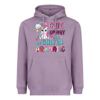 Lavender cute smart and a little bit dramatic with unicorn Heavyweight Hoodie - NancyCooperArtShop
