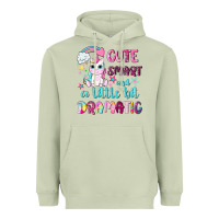 Matcha cute smart and a little bit dramatic with unicorn Heavyweight Hoodie - NancyCooperArtShop