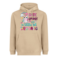 Mushroom cute smart and a little bit dramatic with unicorn Heavyweight Hoodie - NancyCooperArtShop