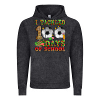 Vintage Black i tackled 100 days of school soccer Vintage Hoodie - Zillion Design Studio