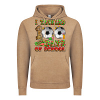 Vintage Coffee i tackled 100 days of school soccer Vintage Hoodie - Zillion Design Studio