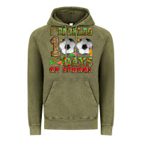Vintage Olive i tackled 100 days of school soccer Vintage Hoodie - Zillion Design Studio