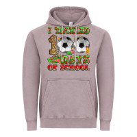 Vintage Zinc i tackled 100 days of school soccer Vintage Hoodie - Zillion Design Studio
