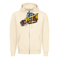 Sandshell Compact Track Loader Zipper Hoodie - LillyAllenDesigns