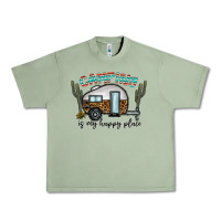 Camping Is My Happy Place Urban Heavy Tee | Teevron