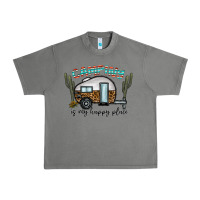 Tornado camping is my happy place Urban Heavy Tee - CowhideDigitalArt