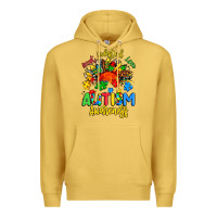 Antique Gold accept understand love autism awareness Premium Hoodie - Artiststas
