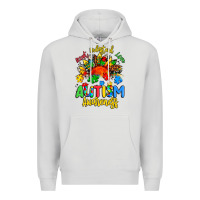 Dove Grey accept understand love autism awareness Premium Hoodie - Artiststas