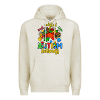Oatmeal Heather accept understand love autism awareness Premium Hoodie - Artiststas
