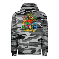 Slate Camo accept understand love autism awareness Premium Hoodie - Artiststas