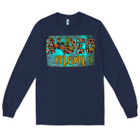 Navy rodeo mom Long Sleeve Tee - JahusDesignShop