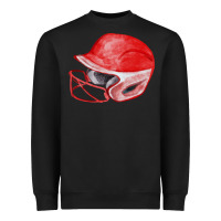 Black red softball helmet fa element Heavyweight Sweatshirt - FaDigitalArtStudio