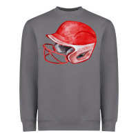 Storm red softball helmet fa element Heavyweight Sweatshirt - FaDigitalArtStudio