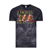 Cloud Black I Tackled 100 Days of School Vintage Tee - RacoonDesign