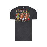 Vintage Black I Tackled 100 Days of School Vintage Tee - RacoonDesign