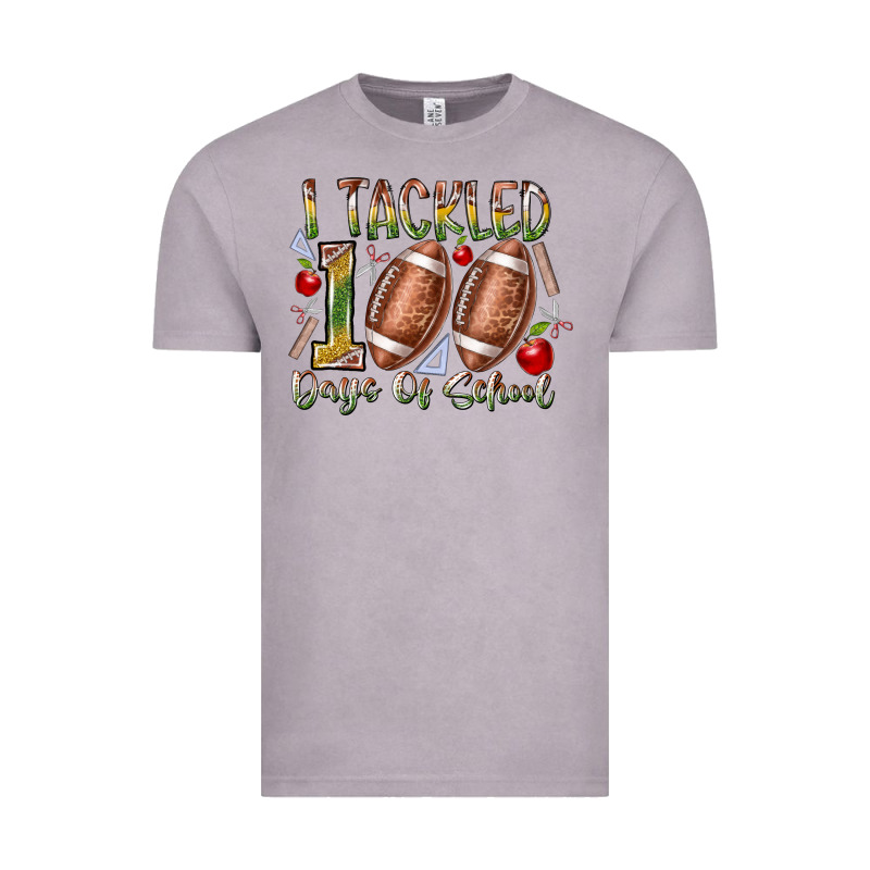 I Tackled 100 Days Of School Vintage Tee by RacoonDesign | Teevron