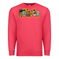 Cardinal senior 2023 sunflower Premium Sweatshirt - NancyCooperArtShop