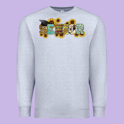 Senior 2023 Sunflower Premium Sweatshirt Designed By Nancycooperartshop