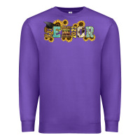 Purple senior 2023 sunflower Premium Sweatshirt - NancyCooperArtShop