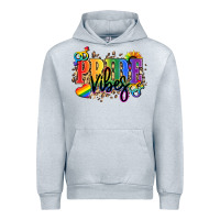 Heather Grey Pride vibes Urban Hoodie - NancyCooperArtShop