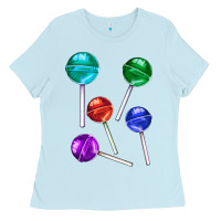 Baby Blue lollipops Ladies Tee - AdoDesignShop