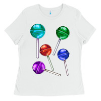 White lollipops Ladies Tee - AdoDesignShop