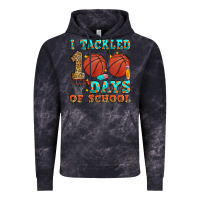 Cloud Black i tackled 100 days of school basketball Vintage Hoodie - Zillion Design Studio