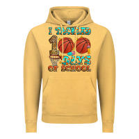 Vintage Mustard i tackled 100 days of school basketball Vintage Hoodie - Zillion Design Studio
