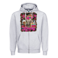 Heather Grey howdy valentine's day bull skull Zipper Hoodie - Jasminsmagicworld