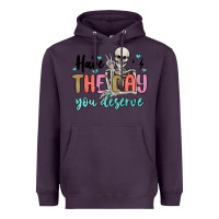 Plum have the day you deserve Heavyweight Hoodie - MaliasSmallBusiness