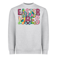 Heather Grey Easter vibes Easter Day Heavyweight Sweatshirt - Neo Western