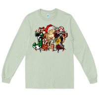 Matcha joy and cow christmas candies and letters Long Sleeve Tee - AdoDesignShop