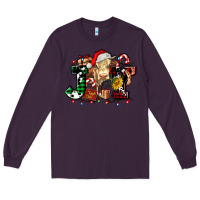 Plum joy and cow christmas candies and letters Long Sleeve Tee - AdoDesignShop