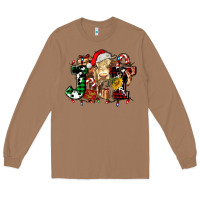 Toasted Coconut joy and cow christmas candies and letters Long Sleeve Tee - AdoDesignShop