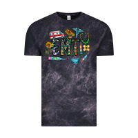 Cloud Black emt Vintage Tee - CowhideDigitalArt