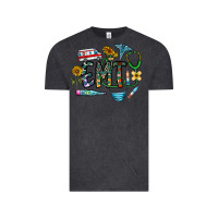 Vintage Black emt Vintage Tee - CowhideDigitalArt
