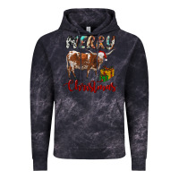 Cloud Black Texas Longhorn Merry Christmas Vintage Hoodie - RanaPortraitStore