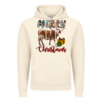 Vintage Artic Texas Longhorn Merry Christmas Vintage Hoodie - RanaPortraitStore