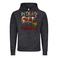 Vintage Black Texas Longhorn Merry Christmas Vintage Hoodie - RanaPortraitStore