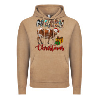 Vintage Coffee Texas Longhorn Merry Christmas Vintage Hoodie - RanaPortraitStore
