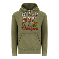 Vintage Olive Texas Longhorn Merry Christmas Vintage Hoodie - RanaPortraitStore