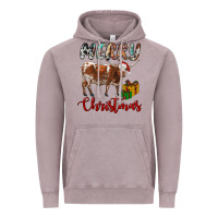 Texas Longhorn Merry Christmas Vintage Hoodie | Teevron