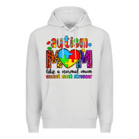 Dove Grey autism mom like a normal mom except much stronger Premium Hoodie - Artiststas