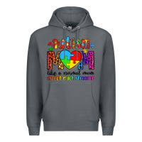 Rock autism mom like a normal mom except much stronger Premium Hoodie - Artiststas