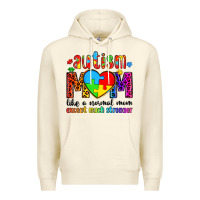 Sandshell autism mom like a normal mom except much stronger Premium Hoodie - Artiststas
